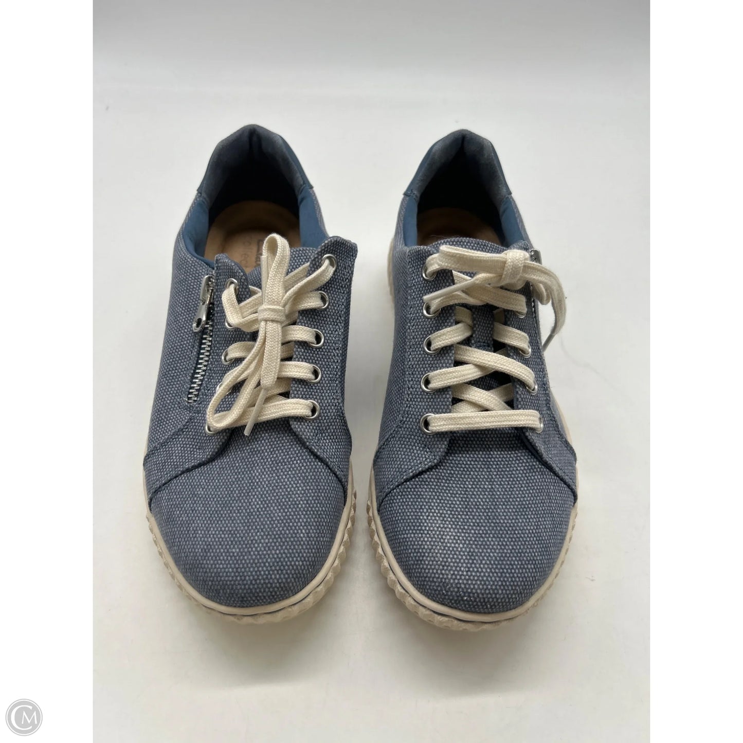 Shoes Flats By Clarks In Blue, Size: 6