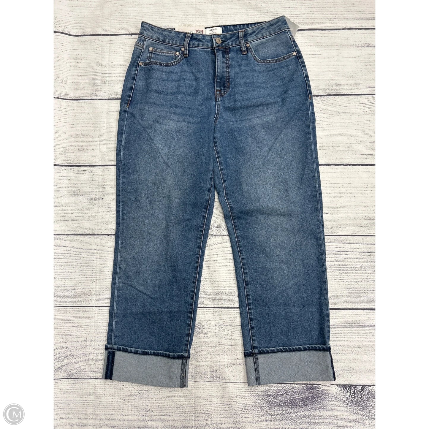 Jeans Wide Leg By Clothes Mentor In Blue Denim, Size: 8