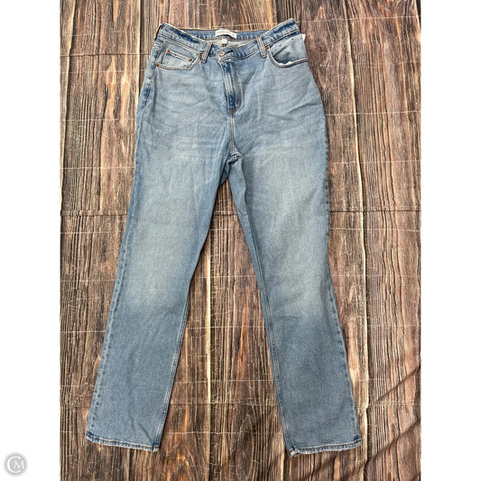 Jeans Straight By Abercrombie And Fitch In Blue Denim, Size: 12