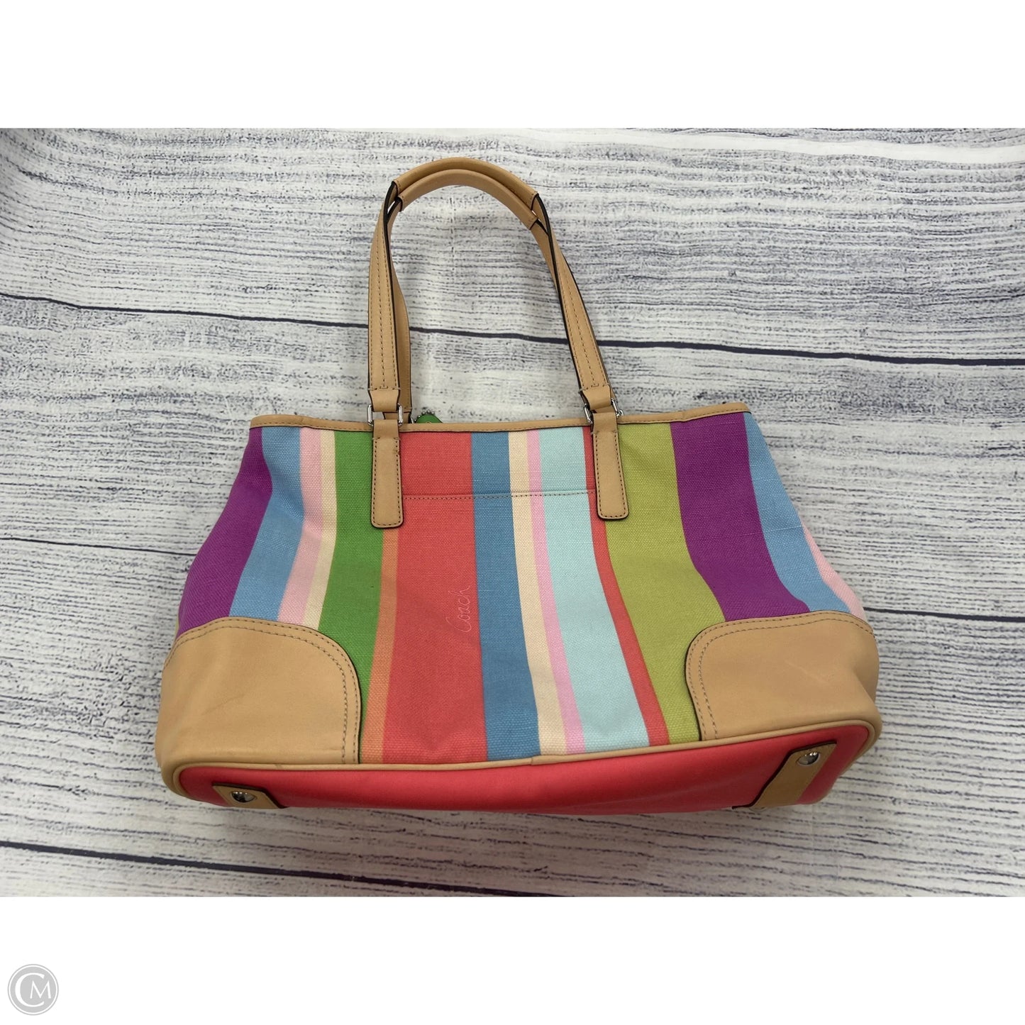 Handbag Designer By Coach, Size: Large