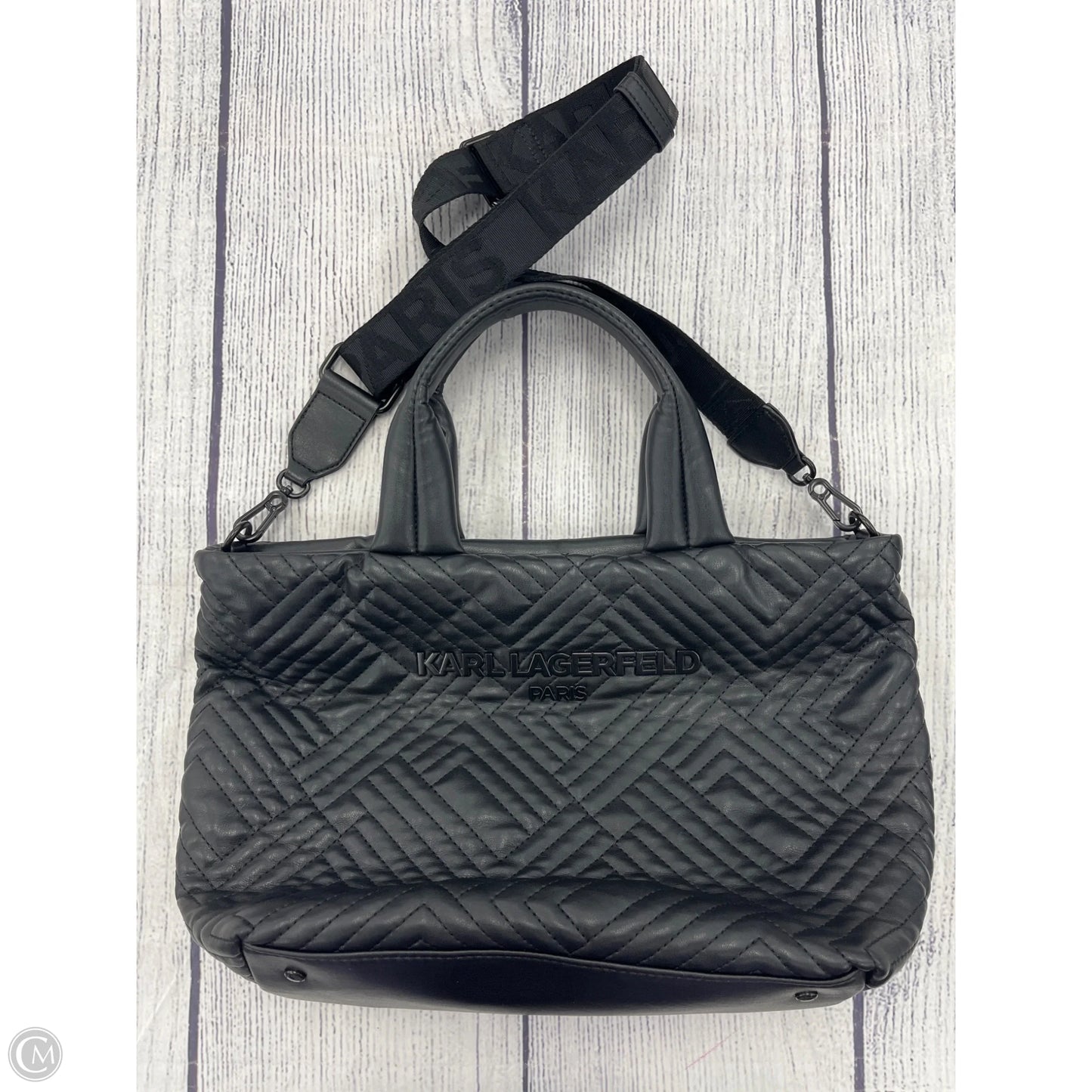 Crossbody Designer By Karl Lagerfeld, Size: Medium