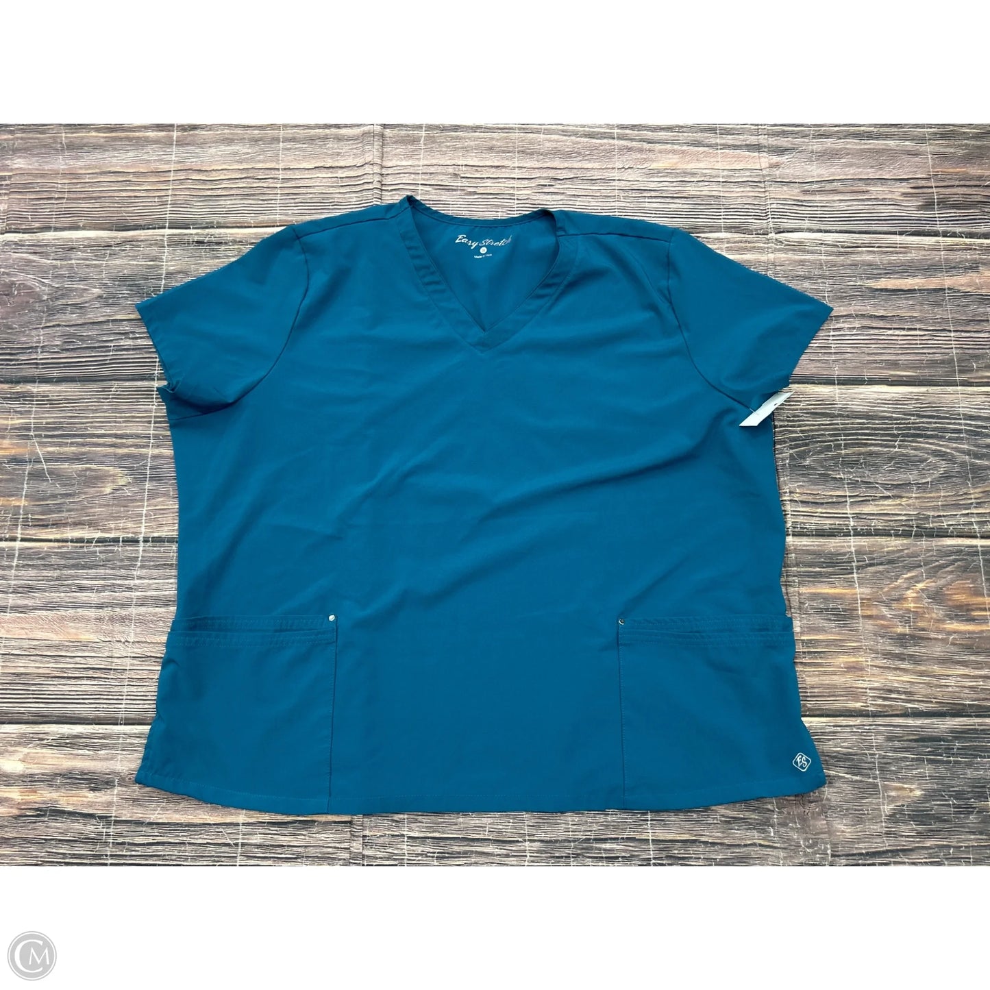 Top Short Sleeve By Clothes Mentor In Teal, Size: 3x