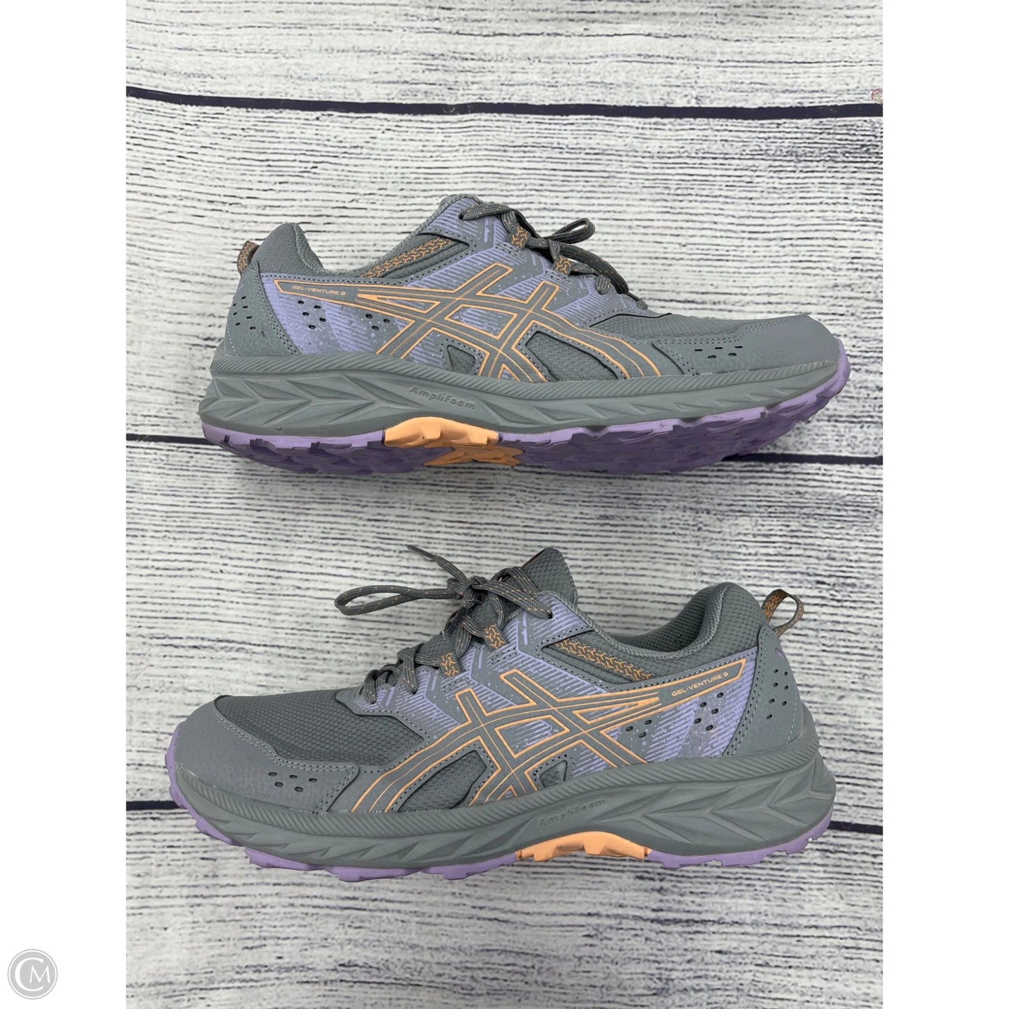 Shoes Athletic By Asics In Grey, Size: 11.5