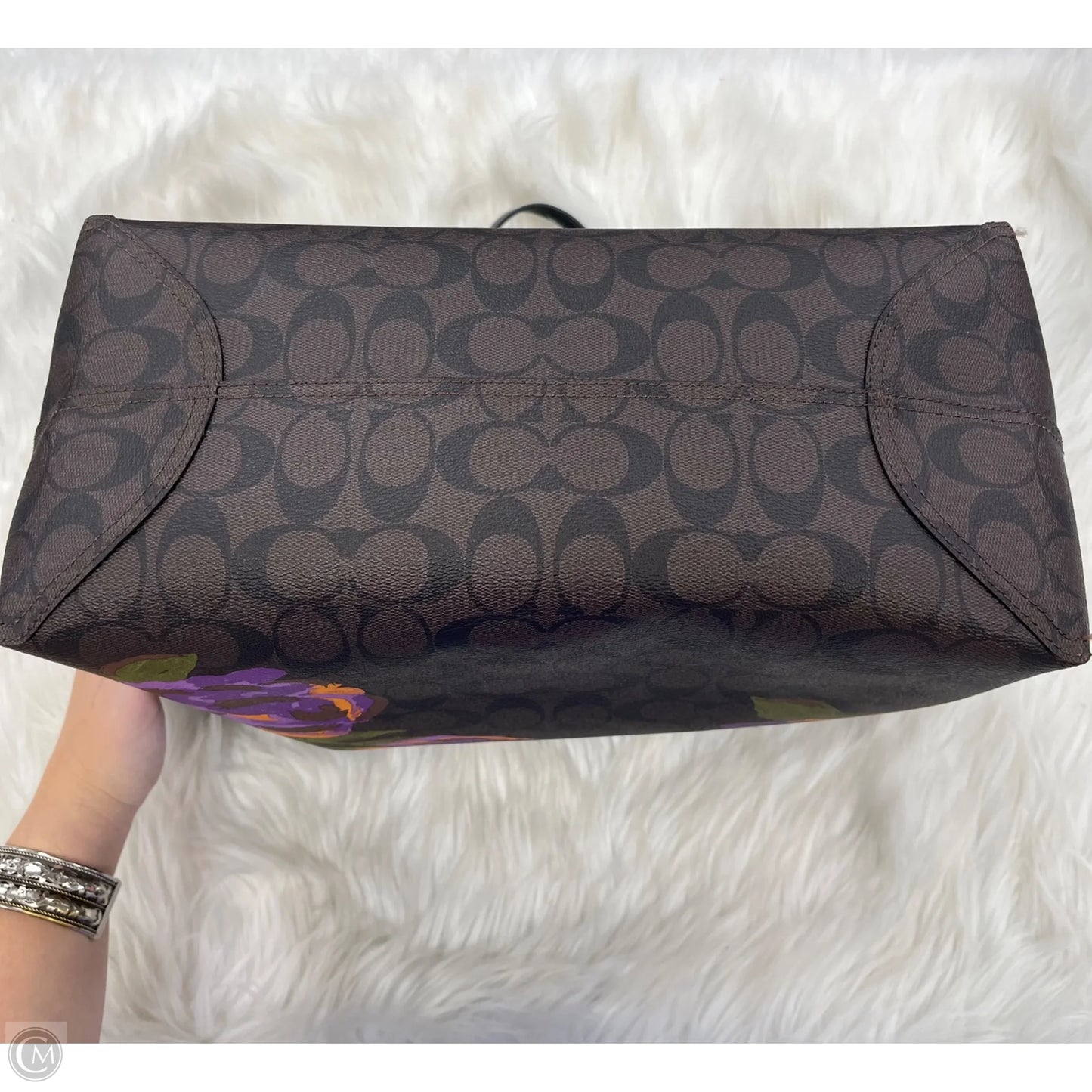 Tote Designer By Coach, Size: Large