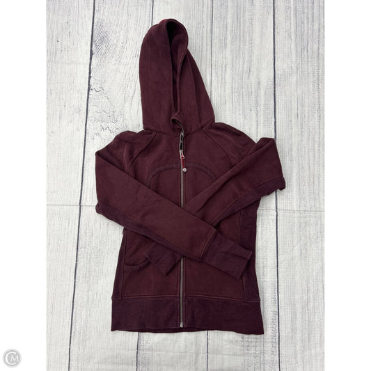 Athletic Jacket By Lululemon In Purple, Size: 8