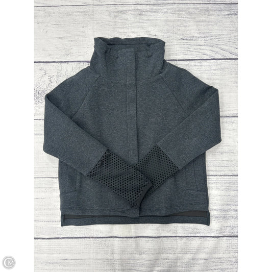 Athletic Jacket By Peloton In Grey, Size: S