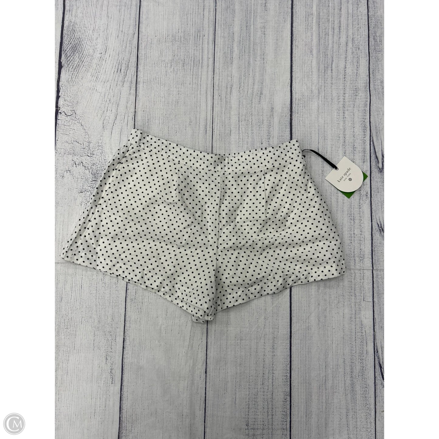 Shorts Designer By Kate Spade In White, Size: L