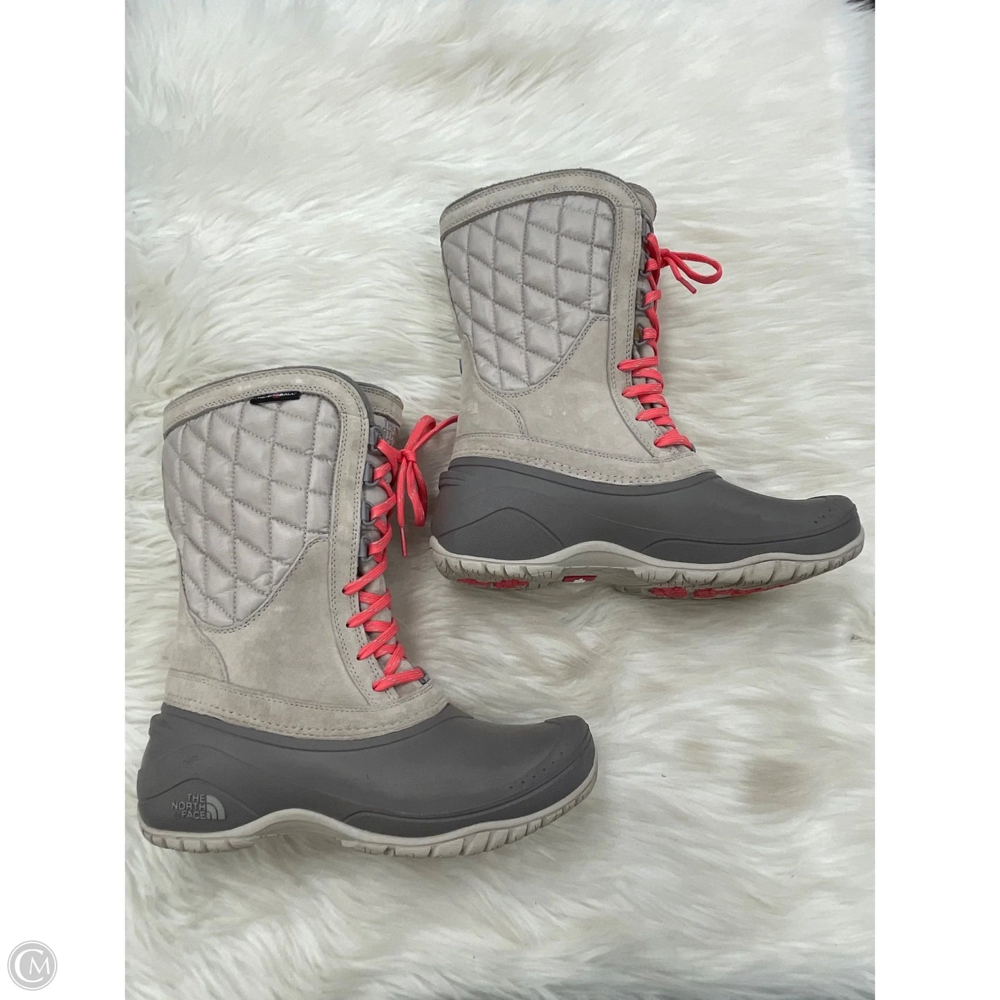 Boots Snow By The North Face In Grey, Size: 7.5