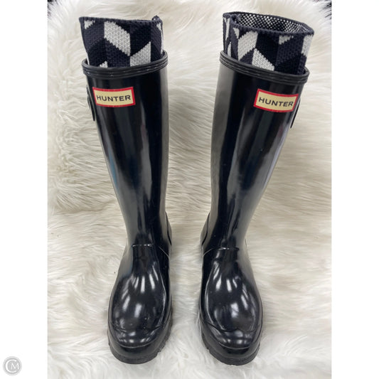 Boots Rain By Hunter In Black, Size: 6