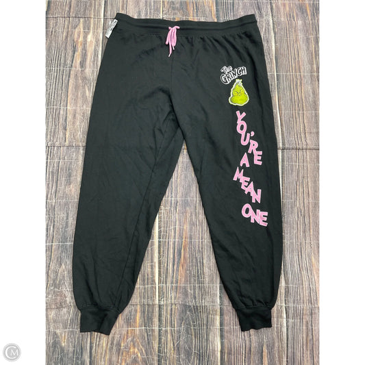 Pants Lounge By Clothes Mentor In Black, Size: 1x