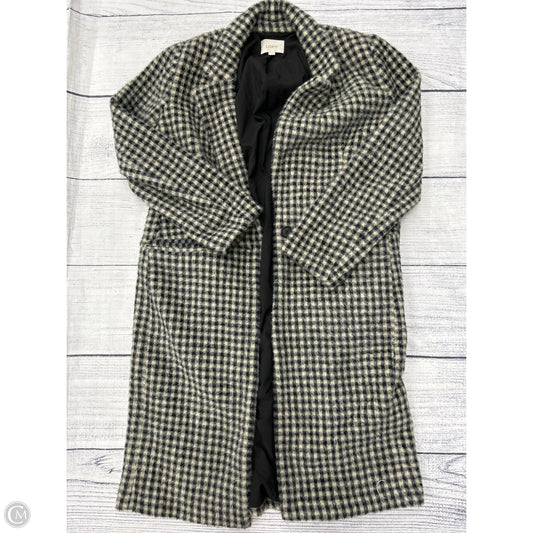 Coat Faux Fur & Sherpa By Loft In Black, Size: L