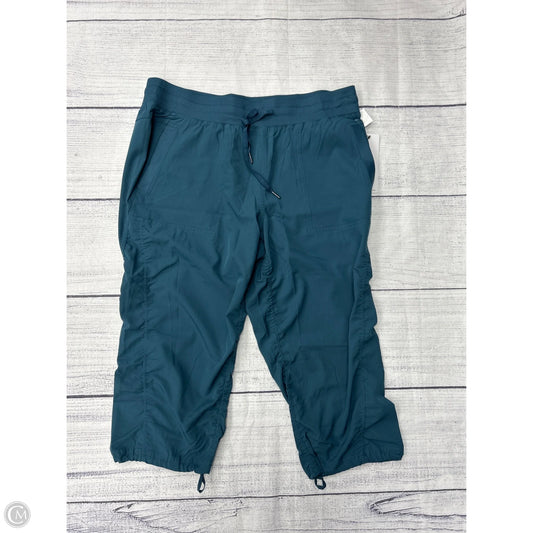 Athletic Capris By Rbx In Teal, Size: L