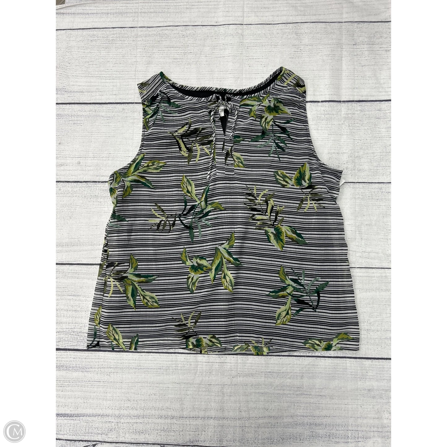 Tank Top By Christopher And Banks In Black & White, Size: Xl