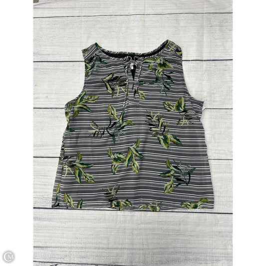 Tank Top By Christopher And Banks In Black & White, Size: Xl