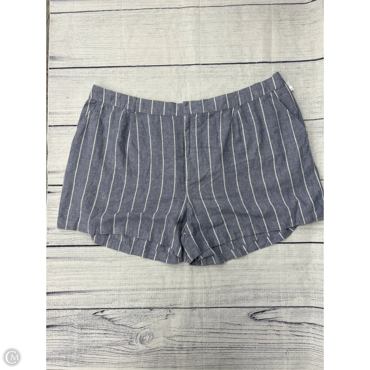 Shorts By Terra & Sky In Blue, Size: 4x