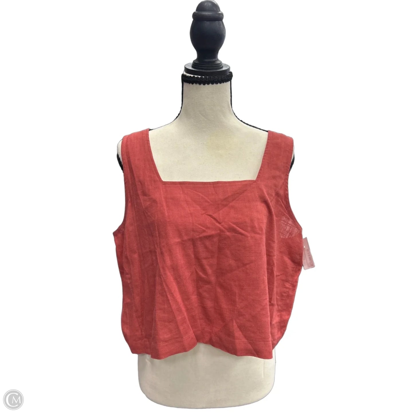Tank Top By Ann Taylor In Red, Size: M