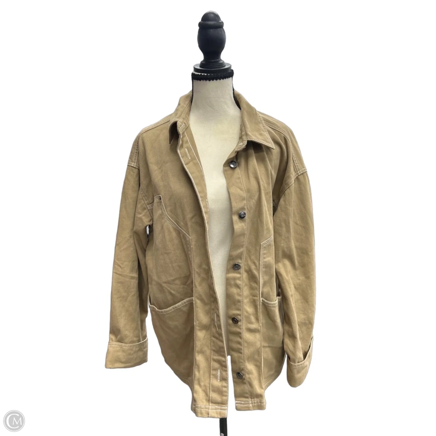 Jacket Denim By Divided In Green, Size: M