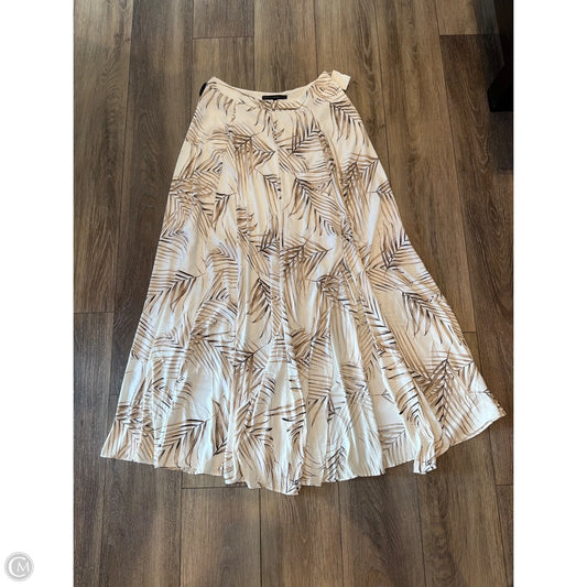 Skirt Maxi By White House Black Market In Cream, Size: 8