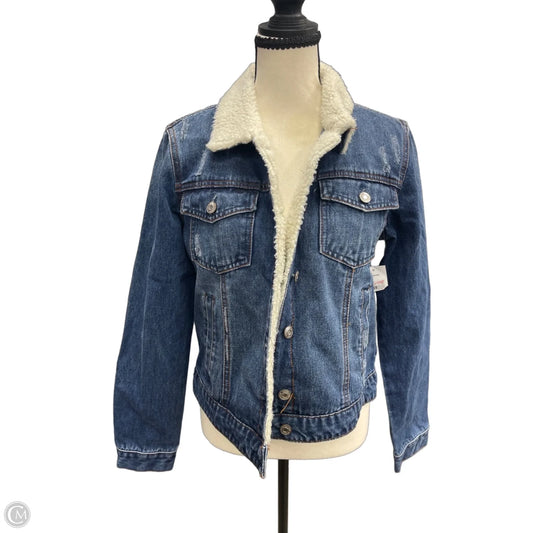 Jacket Denim By Kensie In Blue Denim, Size: M