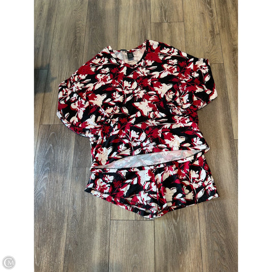 Shorts Set By Lildy In Red, Size: S