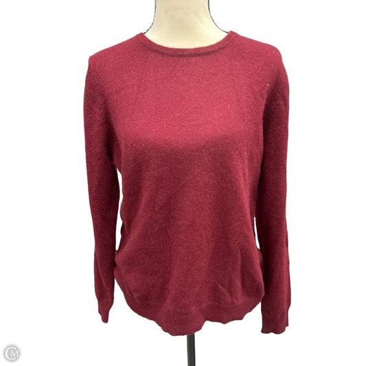 Sweater By Charter Club In Red, Size: Lp