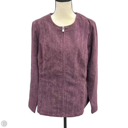Jacket Other By Christopher And Banks In Purple, Size: M
