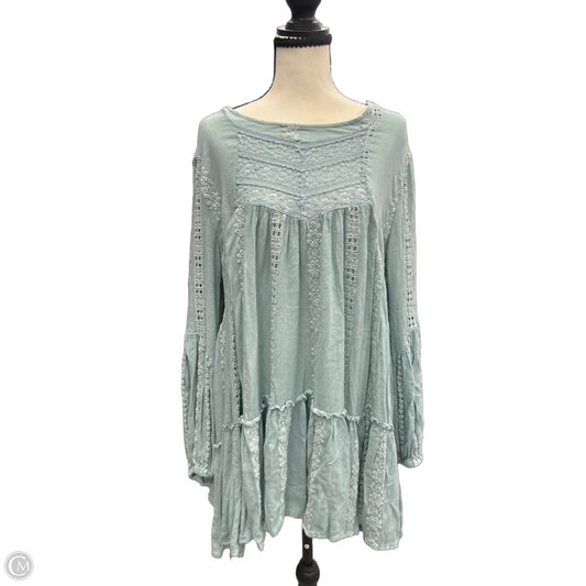 Top Long Sleeve By Free People In Green, Size: L