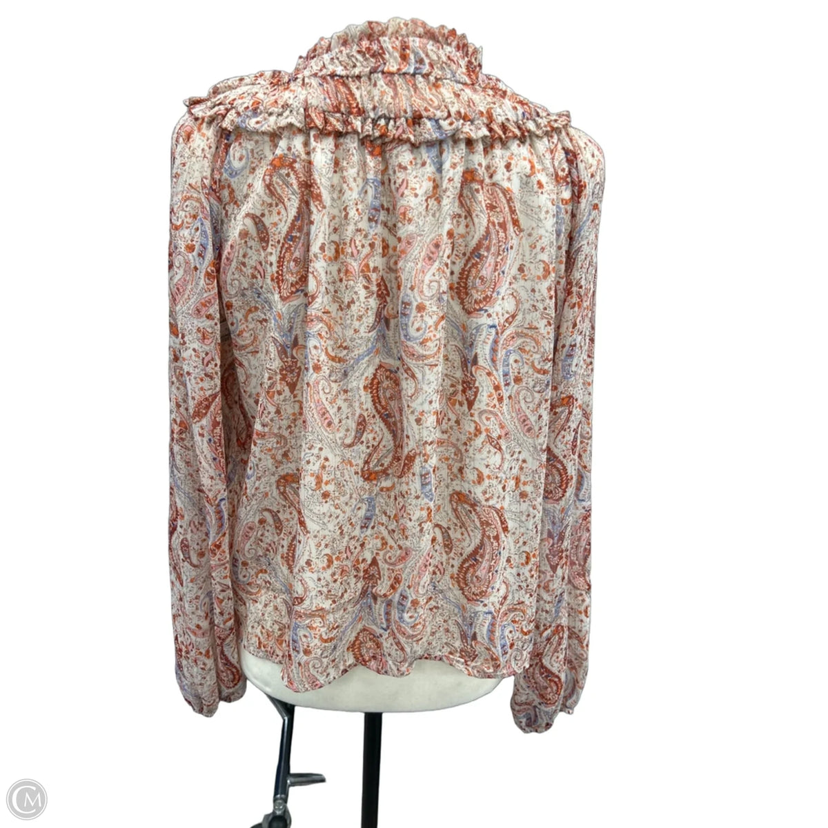 Top Long Sleeve By Mi Ami In Red, Size: M