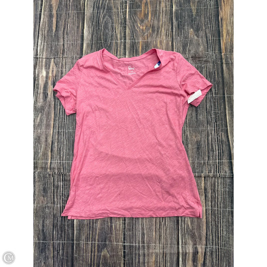 Top Short Sleeve Basic By Felina In Pink, Size: L