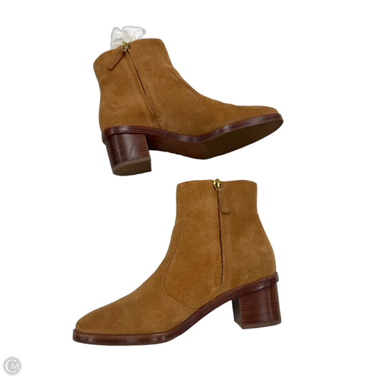 Boots Designer By Tory Burch In Brown, Size: 6.5