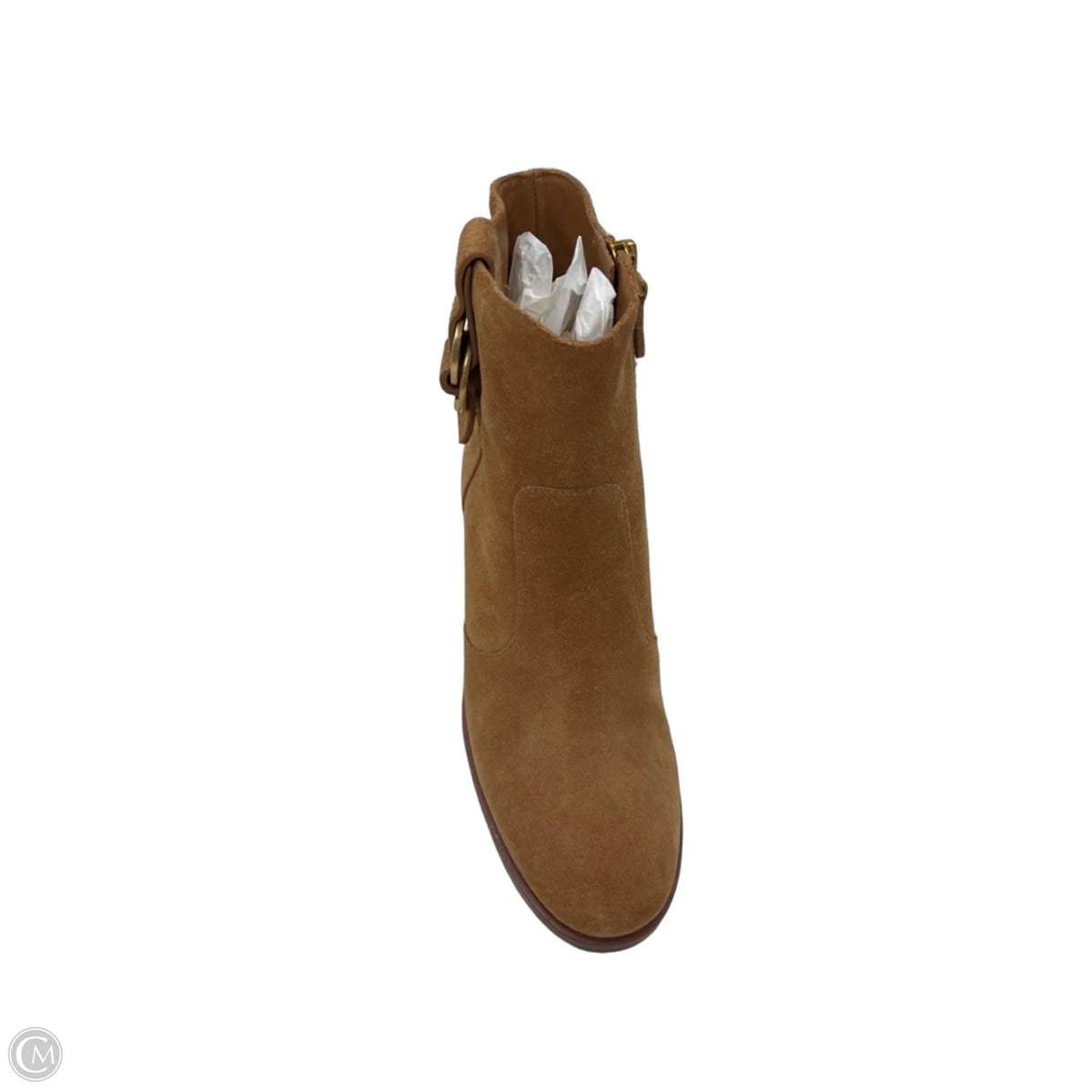 Boots Designer By Tory Burch In Brown, Size: 6.5