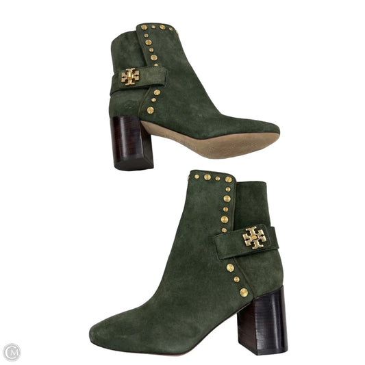 Boots Designer By Tory Burch In Green, Size: 6
