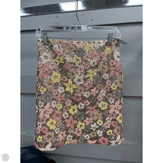 Skirt Mini & Short By Loft In Tan, Size: 0