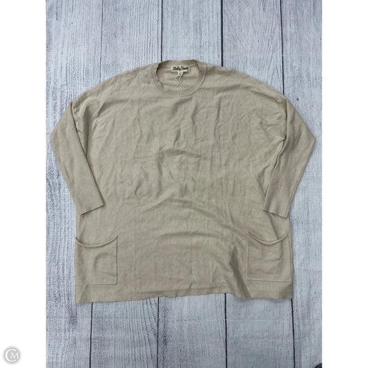 Top 3/4 Sleeve By Clothes Mentor In Tan, Size: S