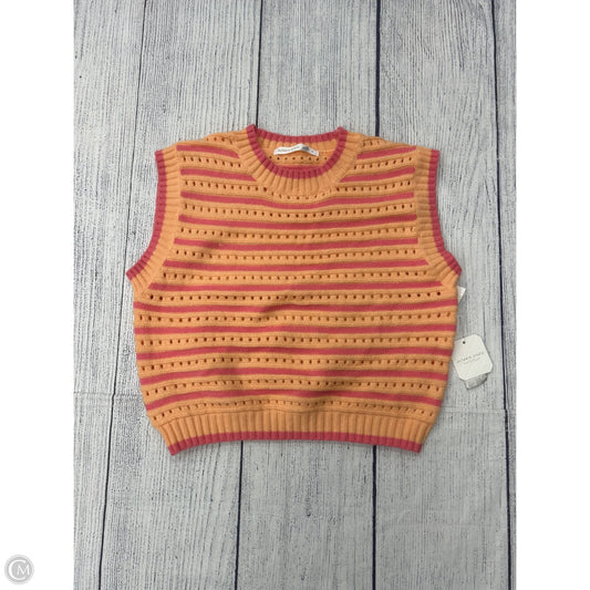 Sweater Short Sleeve By Altard State In Orange, Size: S