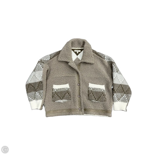 Jacket Shirt By Blanknyc In Brown, Size: S