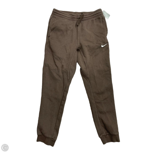 Athletic Pants By Nike In Brown, Size: M