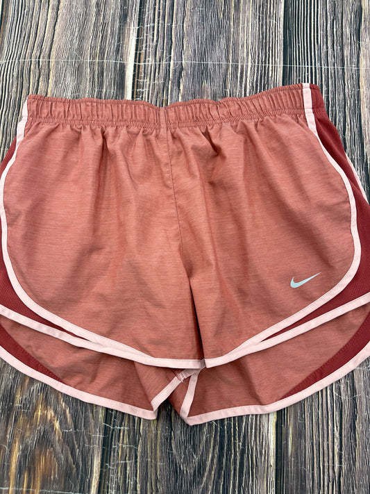 Athletic Shorts By Nike In Pink, Size: L