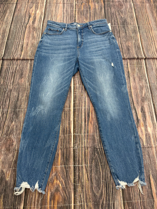 Jeans Skinny By Loft In Blue Denim, Size: 6