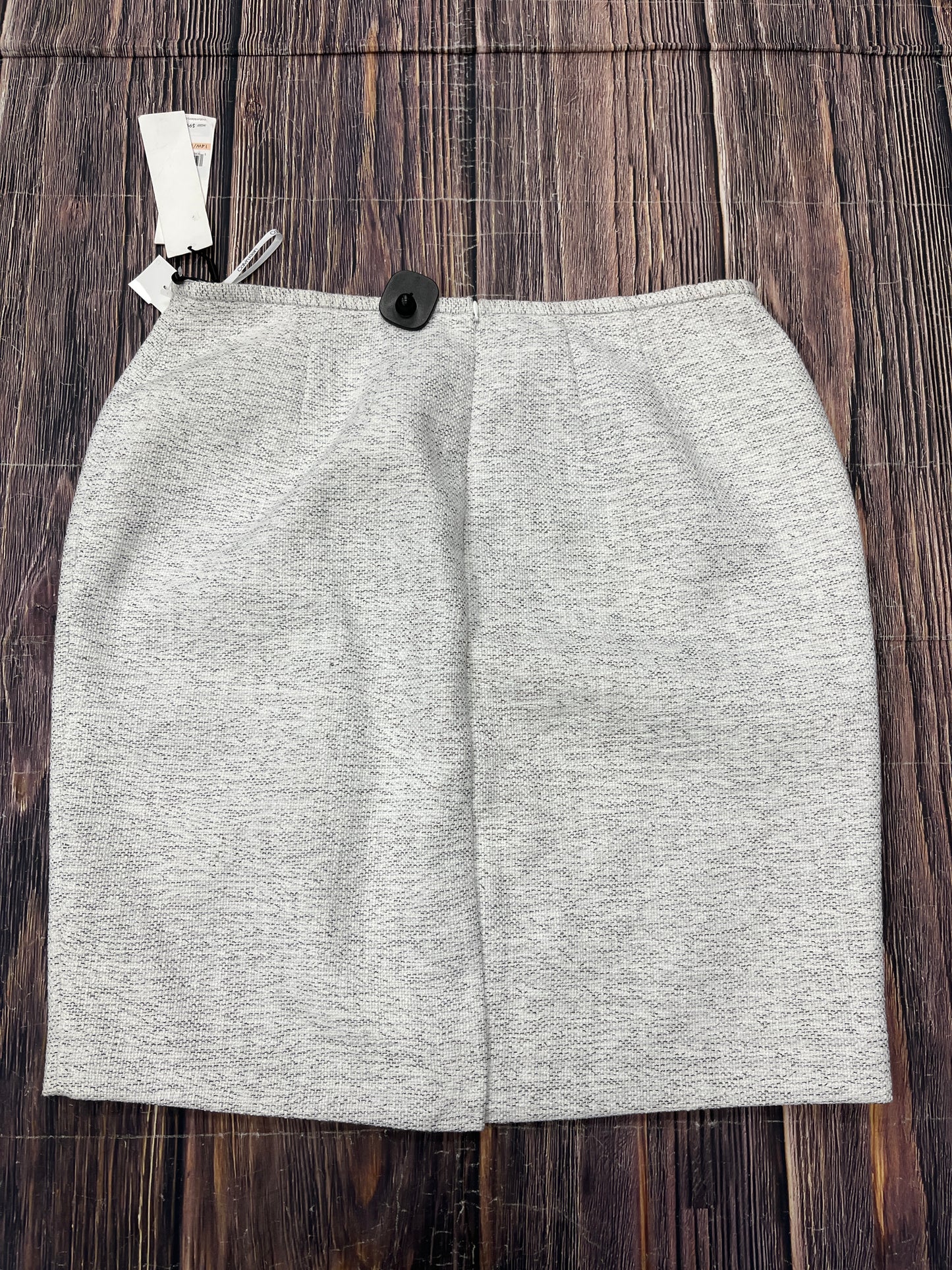 Skirt Midi By Calvin Klein In Grey, Size: 14