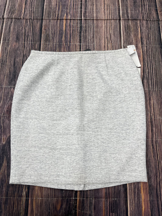 Skirt Midi By Calvin Klein In Grey, Size: 14