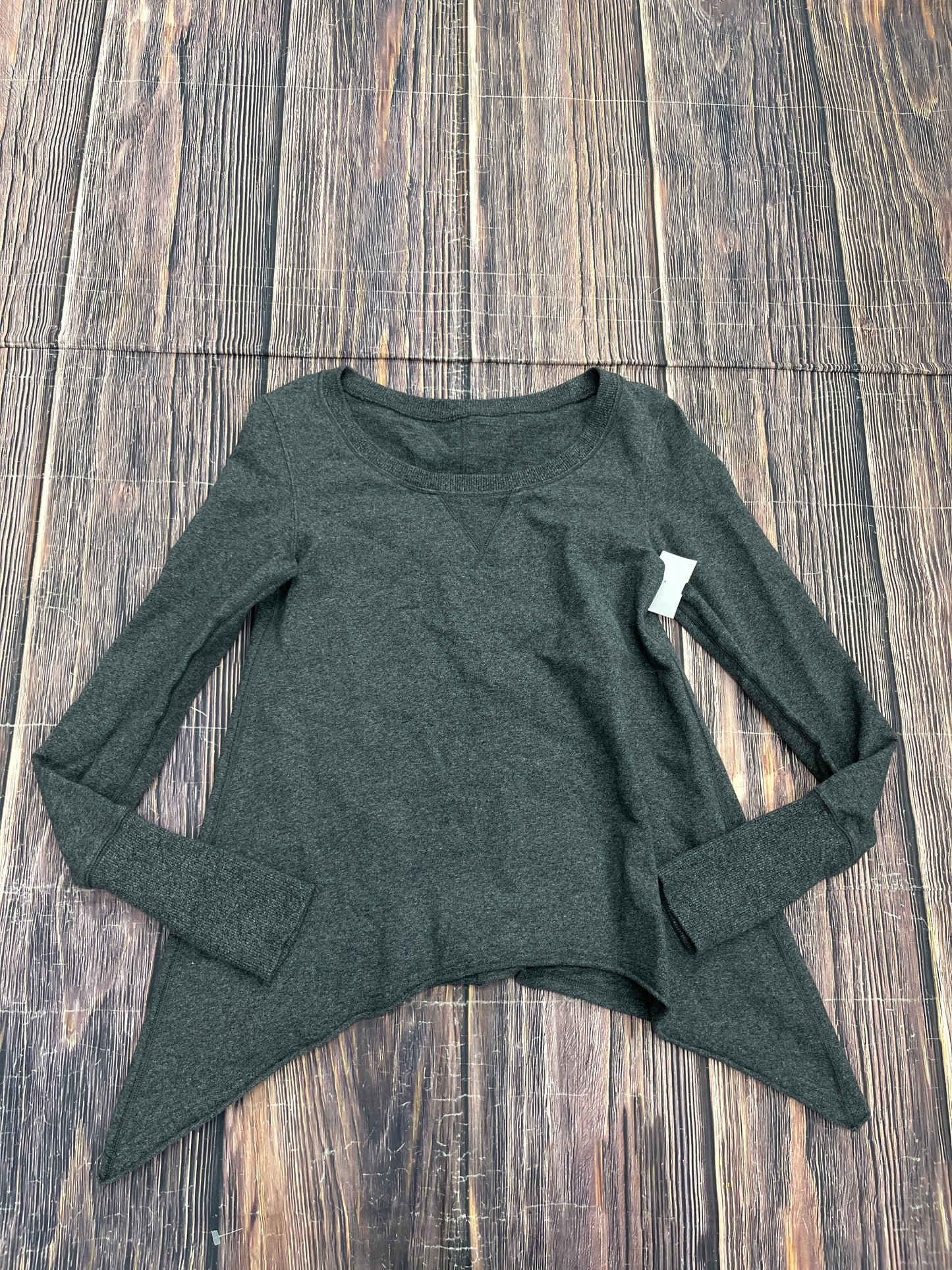 Athletic Sweatshirt Crewneck By Lululemon In Grey, Size: S