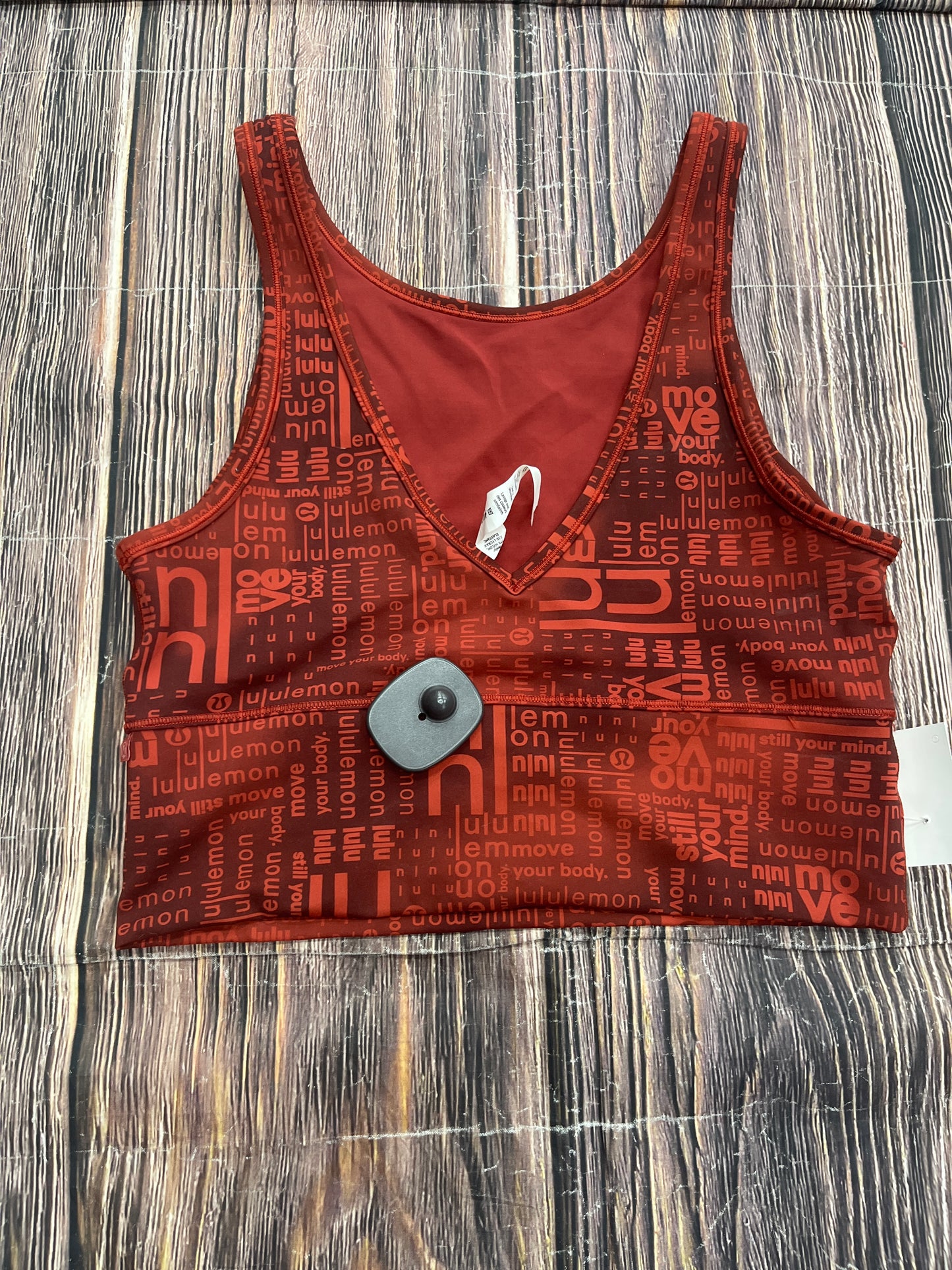 Athletic Tank Top By Lululemon In Red, Size: 8