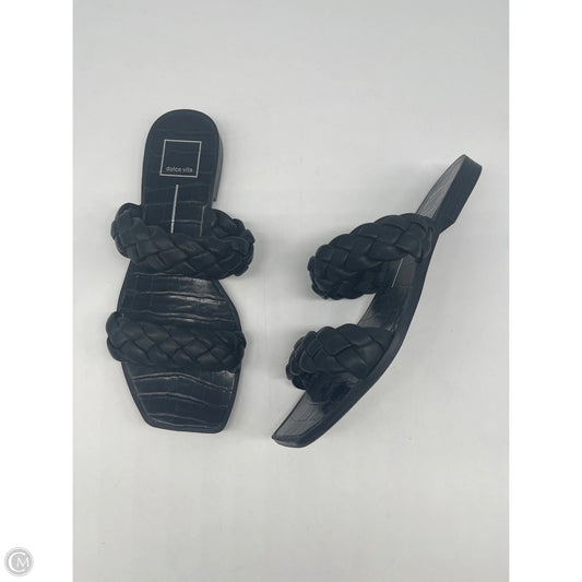 Sandals Flats By Dolce Vita In Black, Size: 8.5