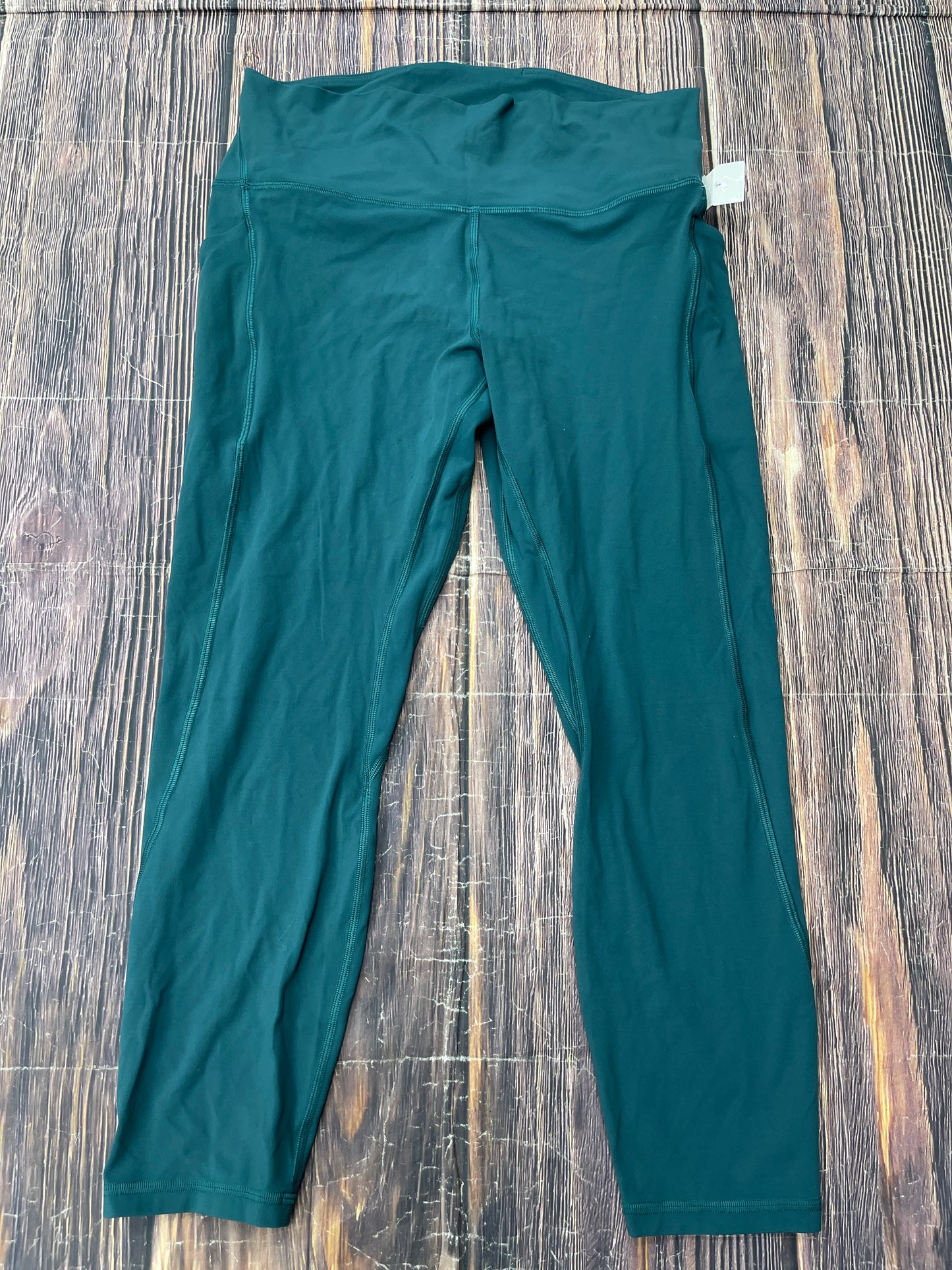 Athletic Leggings By Lululemon In Green, Size: L