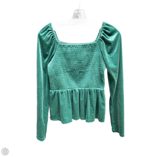Top Long Sleeve By Gap In Green, Size: S