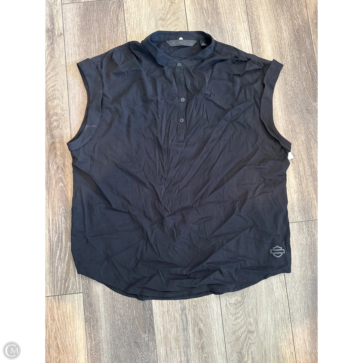 Top Short Sleeve By Harley Davidson In Black, Size: 2x