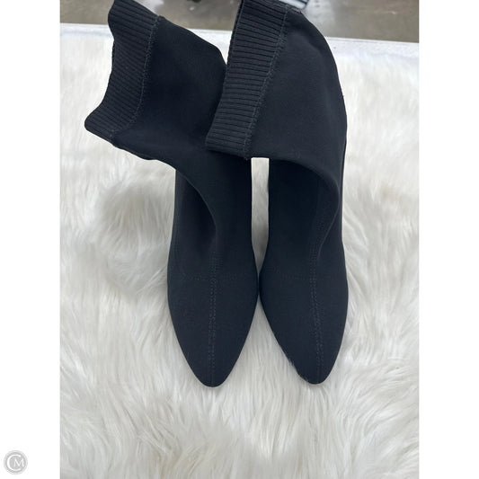 Boots Ankle Heels By Simply Vera In Black, Size: 9.5