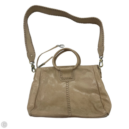 Handbag Leather By Hobo Intl, Size: Medium