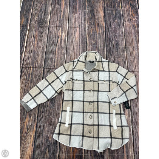 Jacket Shirt By Rachel Zoe In Tan, Size: 1x